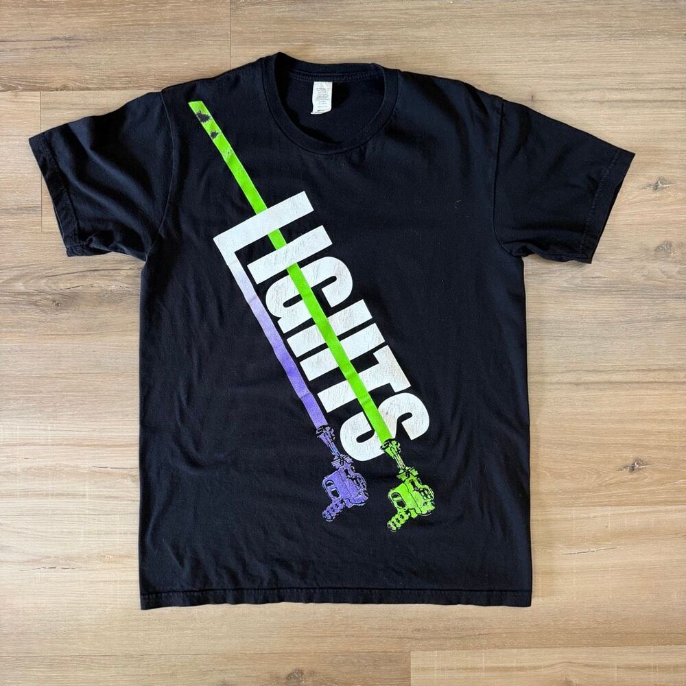Lights Band Shirt Black Size Medium Ray Gun Graphic Indie Sleaze Synthpop Scene